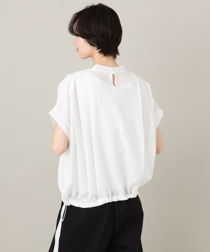 ZMBGE20110 al'aise modulation タックプリーツボウタイブラウス