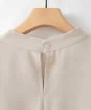 ZMBGE20110 al'aise modulation(アレーズモジュレーション) タックプリーツボウタイブラウス ベージュ