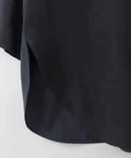 ZMBGE23169 al'aise modulation(アレーズモジュレーション) ドッキング Vネックブラウス ネイビー