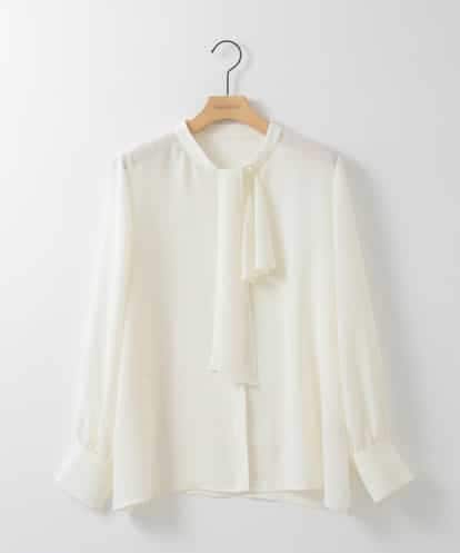 ZMBGE24149 al'aise modulation ボウタイ&フリルデザインブラウス