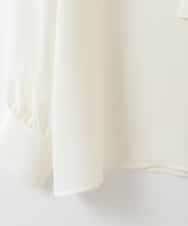 ZMBGE24149 al'aise modulation(アレーズモジュレーション) ボウタイ&フリルデザインブラウス ホワイト