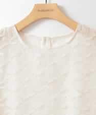 ZMBGE25139 al'aise modulation(アレーズモジュレーション) メッシュリボンシアープルオーバー ホワイト