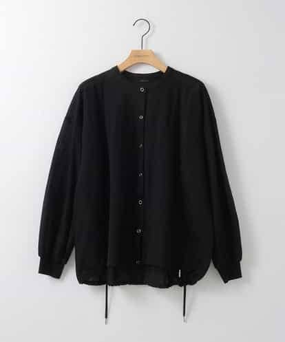 ZMBGE34128 al'aise modulation クルーネックシアーブラウス