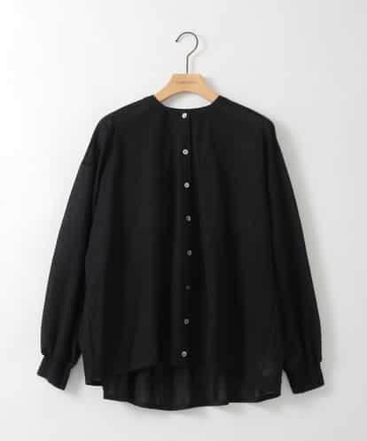 ZMBGE35128 al'aise modulation コットンシアーバンドカラーシャツ