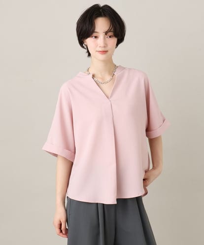 ZMBGE38140 al'aise modulation バックポイントデザインブラウス