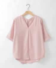 ZMBGE38140 al'aise modulation(アレーズモジュレーション) バックポイントデザインブラウス ピンク