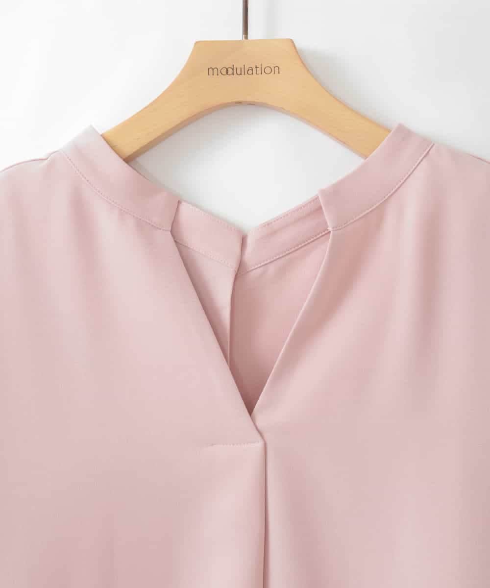 ZMBGE38140 al'aise modulation(アレーズモジュレーション) バックポイントデザインブラウス ピンク