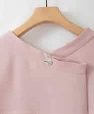 ZMBGE38140 al'aise modulation(アレーズモジュレーション) バックポイントデザインブラウス ピンク