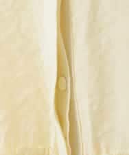 ZMBGE39110 al'aise modulation(アレーズモジュレーション) ギャザーフレアシアーブラウス イエロー