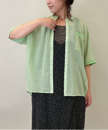 ZMBGE42120 al'aise modulation シアードルマンシャツ