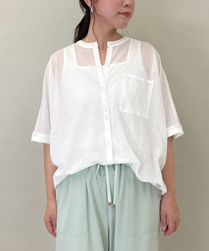 ZMBGE42120 al'aise modulation シアードルマンシャツ