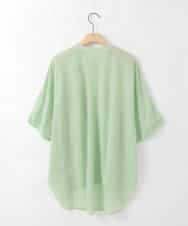 ZMBGE42120 al'aise modulation(アレーズモジュレーション) シアードルマンシャツ グリーン