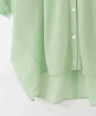 ZMBGE42120 al'aise modulation(アレーズモジュレーション) シアードルマンシャツ グリーン