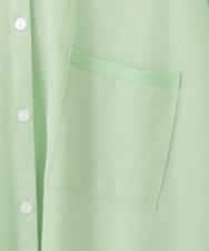 ZMBGE42120 al'aise modulation(アレーズモジュレーション) シアードルマンシャツ グリーン