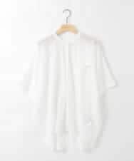 ZMBGE42120 al'aise modulation(アレーズモジュレーション) シアードルマンシャツ アイボリー