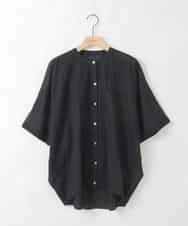 ZMBGE42120 al'aise modulation(アレーズモジュレーション) シアードルマンシャツ ブラック