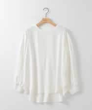 ZMBGE46098 al'aise modulation(アレーズモジュレーション) バックタックデザインブラウス アイボリー