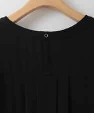 ZMBGE46098 al'aise modulation(アレーズモジュレーション) バックタックデザインブラウス ブラック