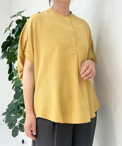 ZMBIB74075 al'aise modulation 【洗える】バルーンデザインブラウス