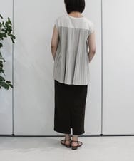 ZMBIB75110 al'aise modulation(アレーズモジュレーション) バックプリーツカットプルオーバー ベージュ