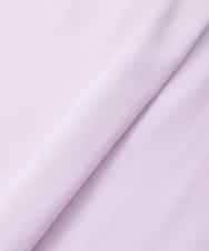 ZMBIE02090 al'aise modulation(アレーズモジュレーション) 【洗える】レースヘムスキッパーブラウス ラベンダー