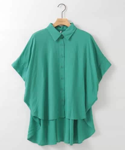 ZMBJE06130 al'aise modulation バックギャザードルマンシャツ