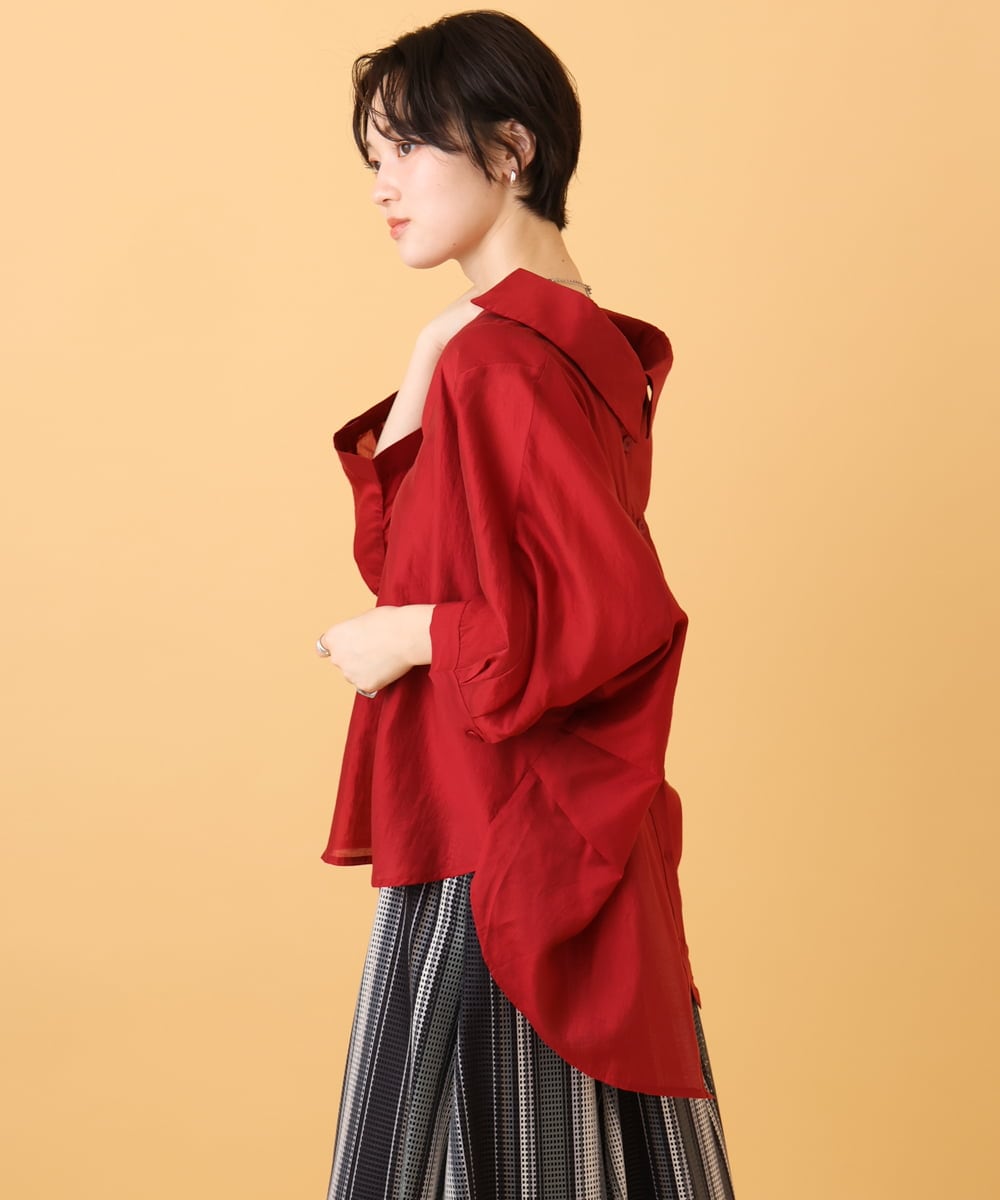 バックボタンデザインスキッパーシャツ(ブラウス・シャツ) | al'aise