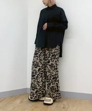 ZMBJT01148 al'aise modulation(アレーズモジュレーション) ターンアップスリーブシャツ ブラック