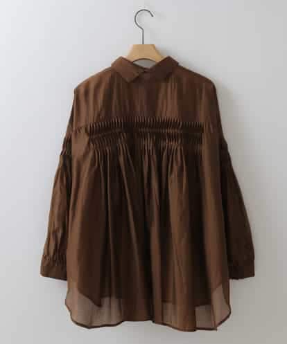 ZMBJW12128  ピンタックシアーブラウス