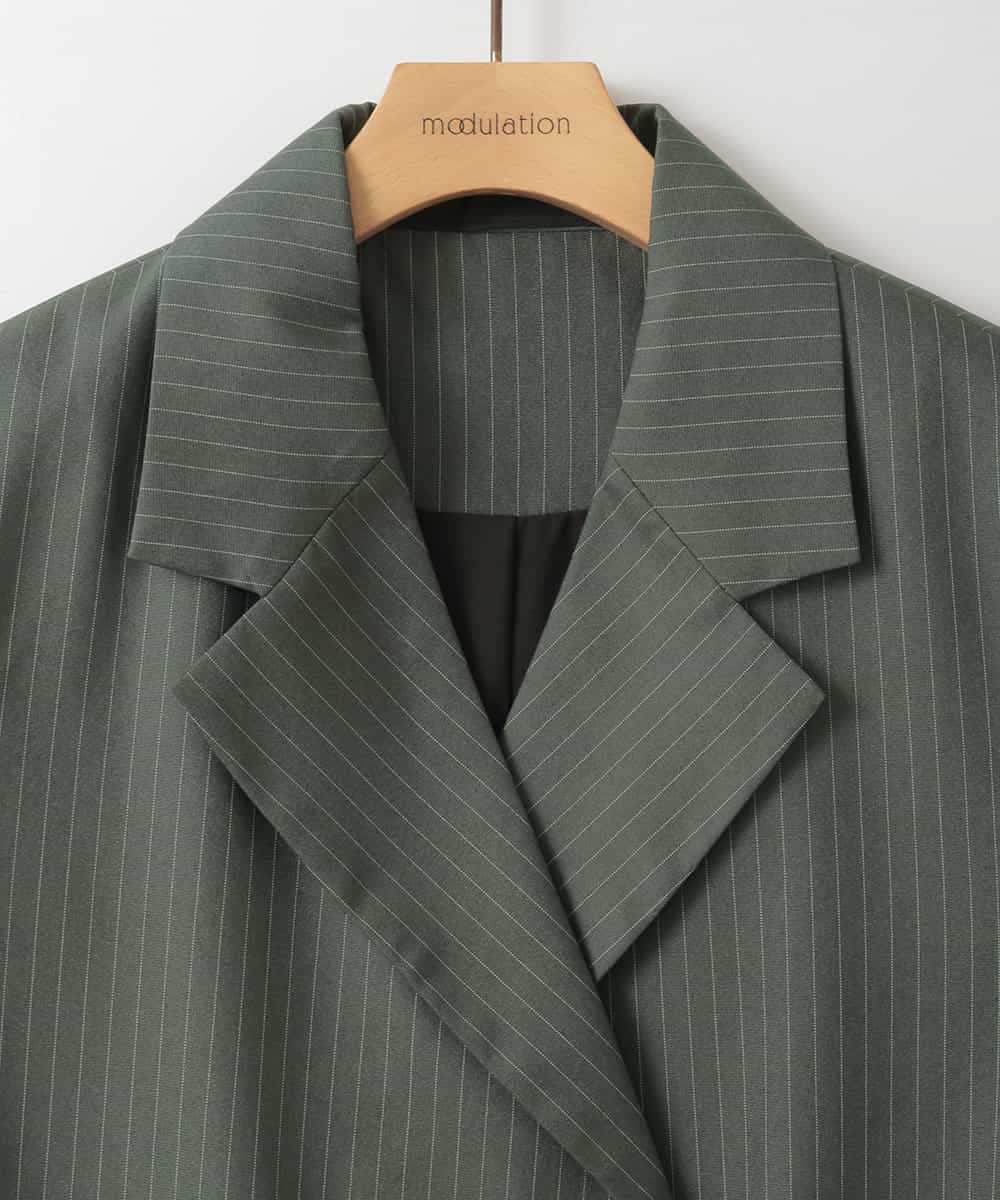 ZMDEE05160 al'aise modulation(アレーズモジュレーション) インサイドドッキングダブルベスト グレー