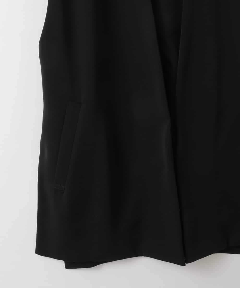 ZMDGE21110 al'aise modulation(アレーズモジュレーション) バックベルトボタンレスジレ ブラック