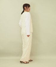 ZMDGE22110 al'aise modulation(アレーズモジュレーション) 【セットアップ対応】フリンジジャカードジレ アイボリー