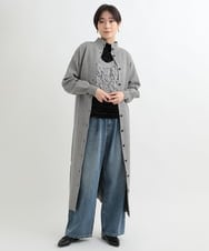 ZMEAB56190 al'aise modulation(アレーズモジュレーション) 【マルチWAY・セットアイテム】ベスト×ニットワンピース グレー