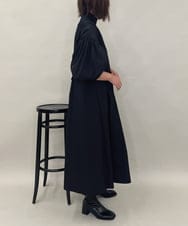 ZMEAE20169 al'aise modulation(アレーズモジュレーション) 【洗える】ドッキングレイヤードデザインワンピース ブラック