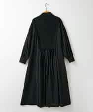 ZMEAE20169 al'aise modulation(アレーズモジュレーション) 【洗える】ドッキングレイヤードデザインワンピース ブラック