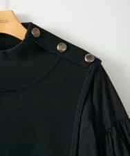 ZMEAE20169 al'aise modulation(アレーズモジュレーション) 【洗える】ドッキングレイヤードデザインワンピース ブラック