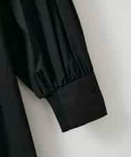 ZMEAE20169 al'aise modulation(アレーズモジュレーション) 【洗える】ドッキングレイヤードデザインワンピース ブラック