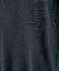 ZMEAE32200 al'aise modulation(アレーズモジュレーション) 【洗える】セットアップ風ニットジョイントワンピース ダークグレー