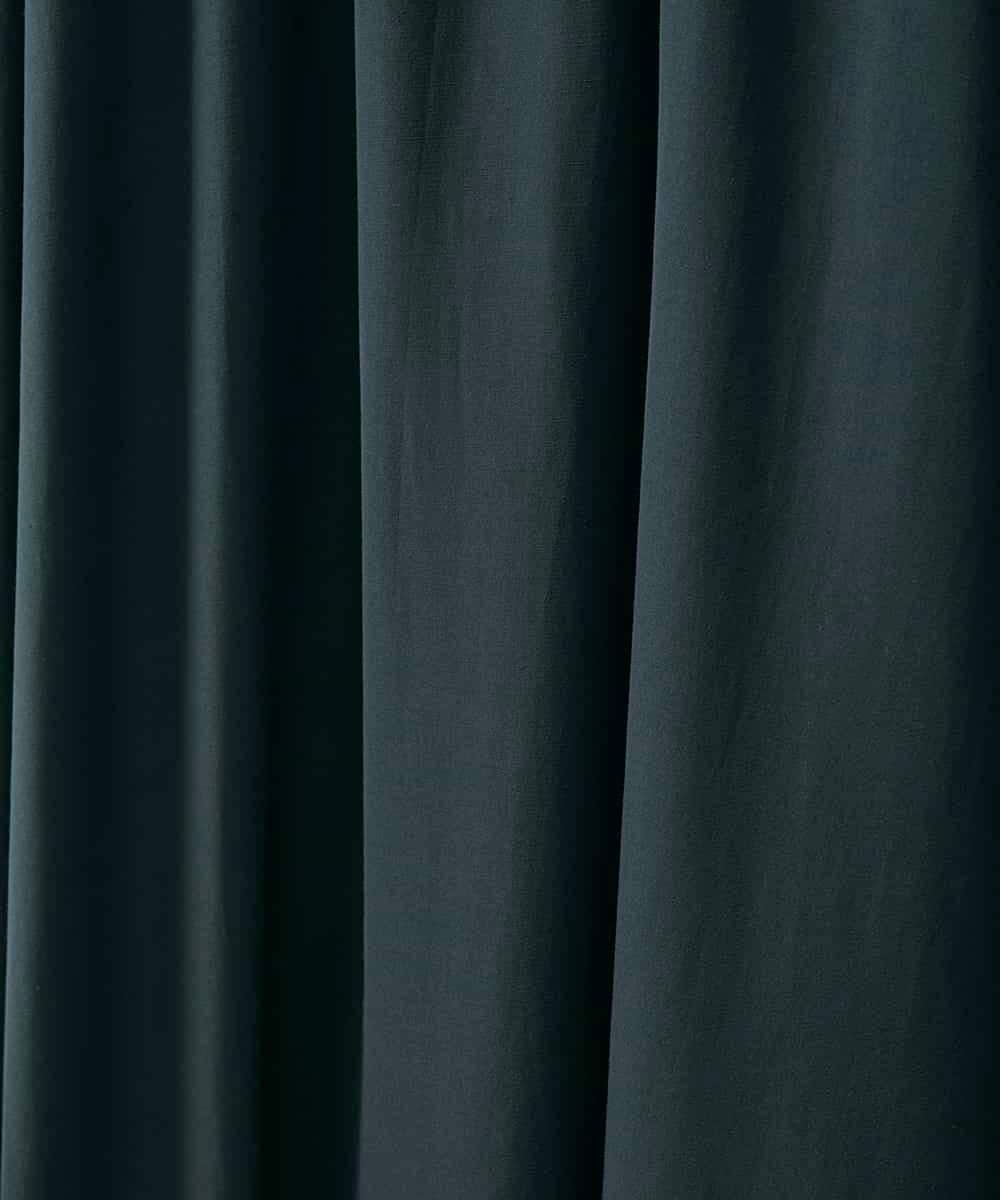 ZMEAE32200 al'aise modulation(アレーズモジュレーション) 【洗える】セットアップ風ニットジョイントワンピース ダークグレー