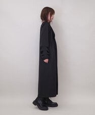 ZMECE01130 al'aise modulation(アレーズモジュレーション) ベロアジョイントジャージーワンピース ブラック