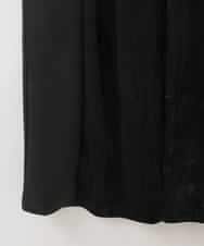 ZMECE01130 al'aise modulation(アレーズモジュレーション) ベロアジョイントジャージーワンピース ブラック