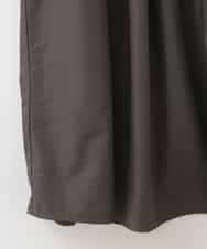 ZMECE02180 al'aise modulation(アレーズモジュレーション) 【セットアイテム】サイドリボンニットベスト×切り替えフレアワンピース ブラウン