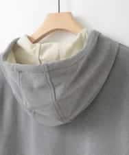 ZMECE03168 al'aise modulation(アレーズモジュレーション) 異素材ジョイント起毛ジャージーワンピース グレー