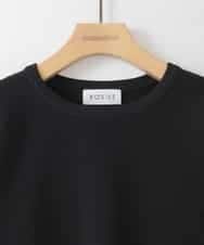 ZMECE04190 al'aise modulation(アレーズモジュレーション) 【洗える】セットアップ風ニットワンピース ブラック