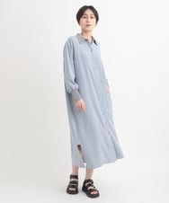 ZMEEB03220 al'aise modulation(アレーズモジュレーション) ニットジョイントワンピース ライトブルー