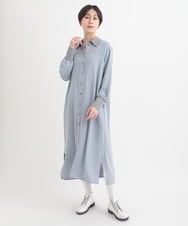 ZMEEB03220 al'aise modulation(アレーズモジュレーション) ニットジョイントワンピース ライトブルー