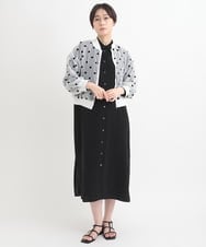 ZMEEB03220 al'aise modulation(アレーズモジュレーション) ニットジョイントワンピース ブラック