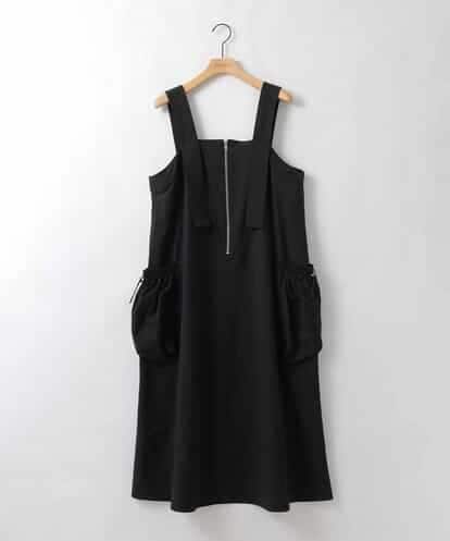 ZMEEE01160 al'aise modulation シャーリングポケットジャンパースカート