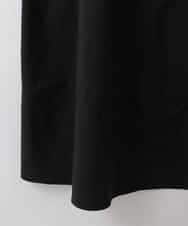 ZMEEE01160 al'aise modulation(アレーズモジュレーション) シャーリングポケットジャンパースカート ブラック