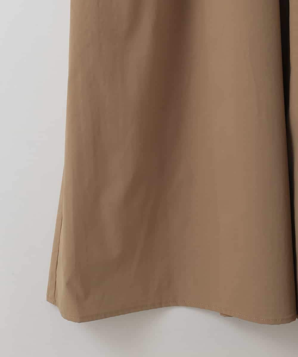 ZMEEE04169 al'aise modulation(アレーズモジュレーション) プリーツドッキングニットワンピース ベージュ